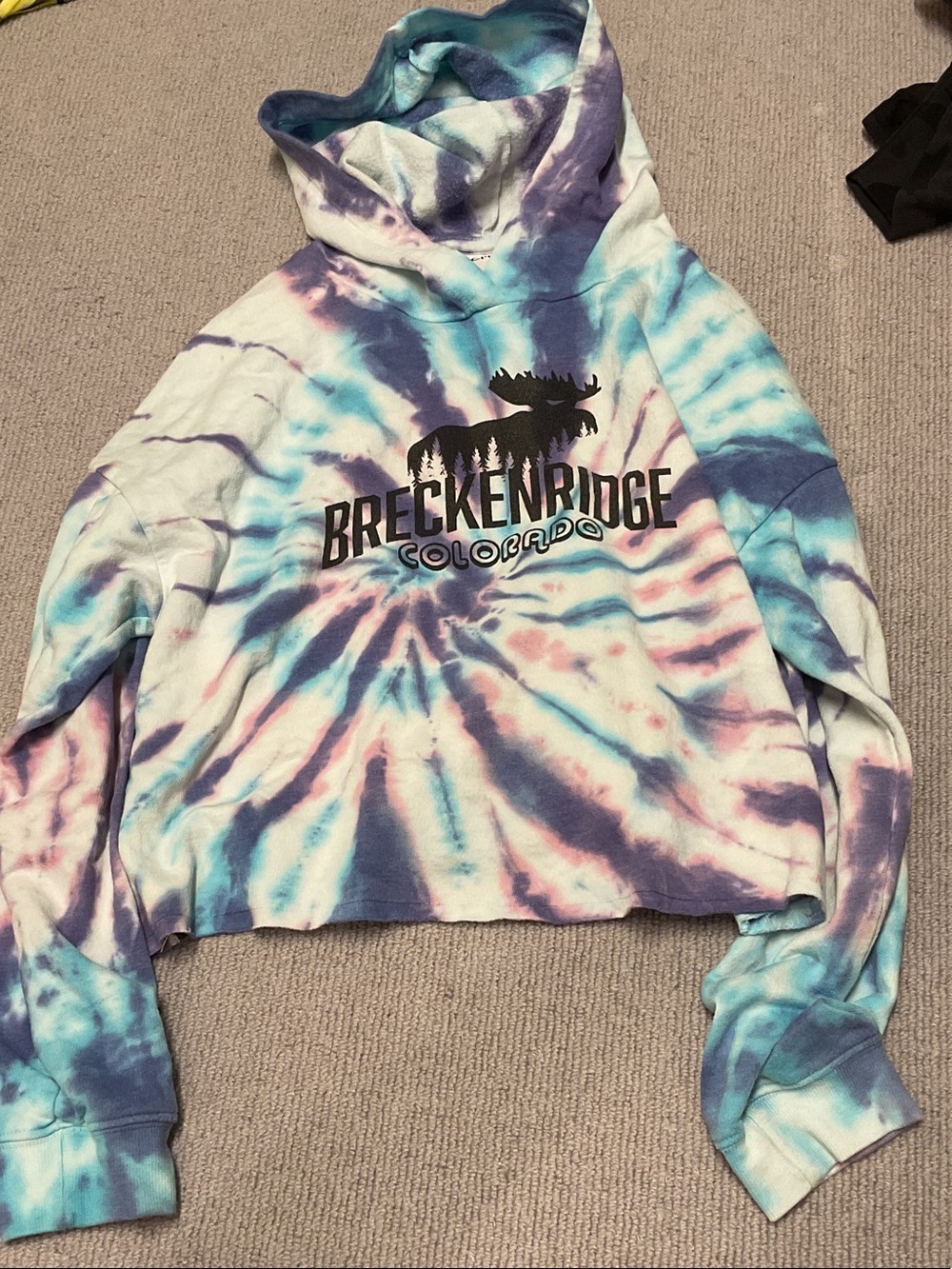 Breckenridge Colorado Tie-Dye Hoodie